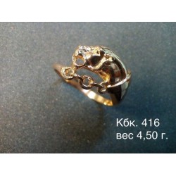 Кольцо без камня Кбк. 416