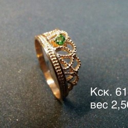 Кольцо с камнем Кск. 611
