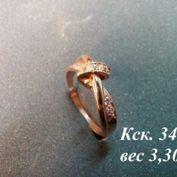 Кольцо с камнем Кск.  349